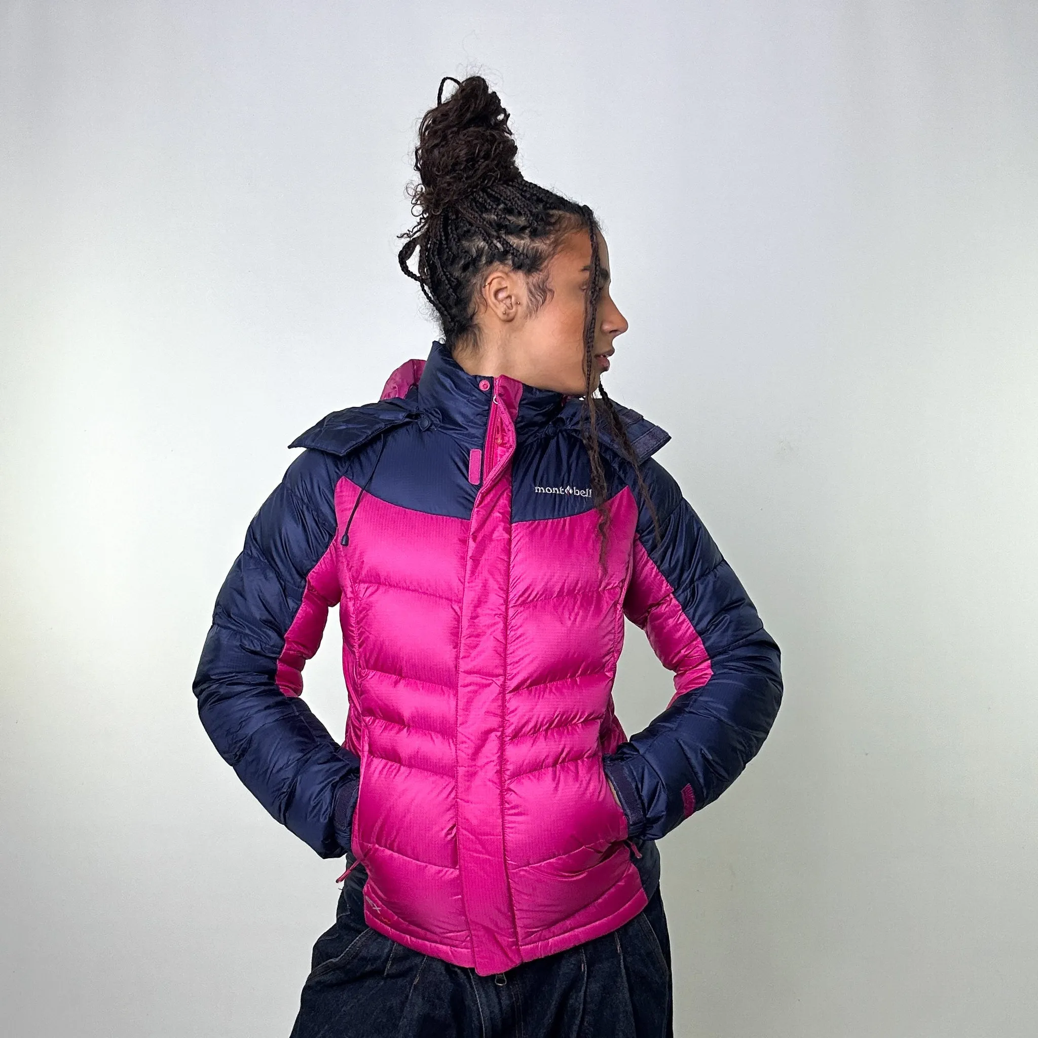 Pink y2ks Mont Bell EX 700+ Puffer Jacket Coat (S)