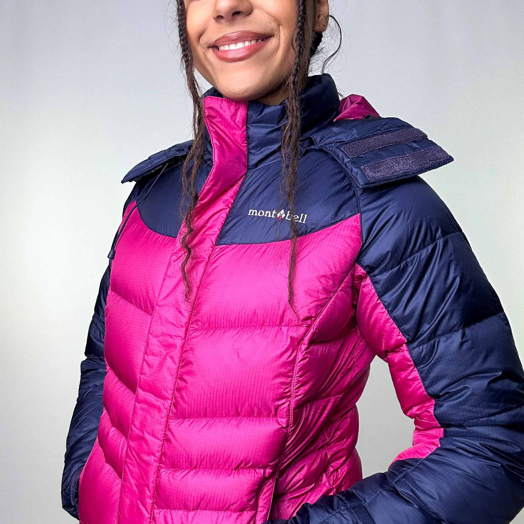 Pink y2ks Mont Bell EX 700+ Puffer Jacket Coat (S)