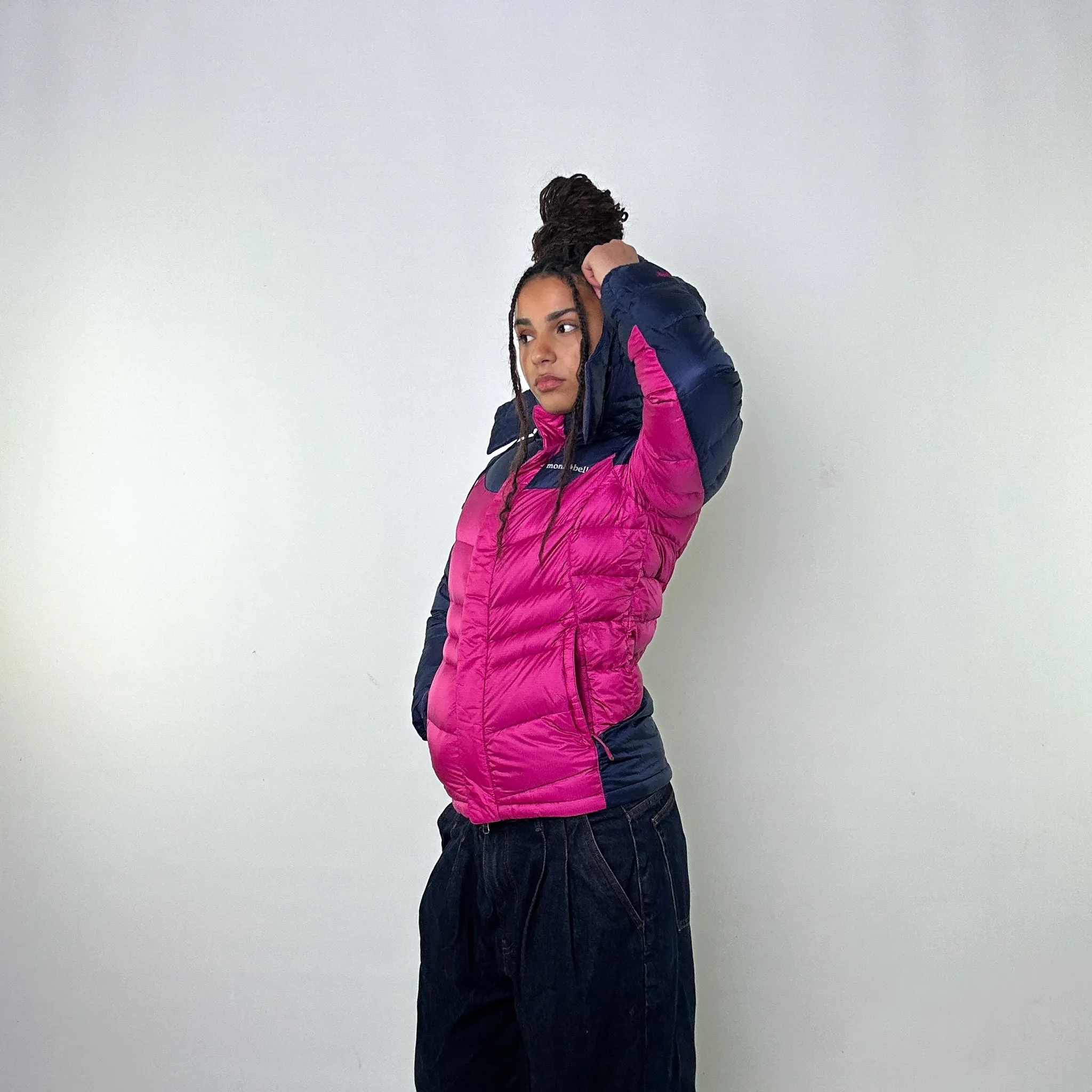 Pink y2ks Mont Bell EX 700+ Puffer Jacket Coat (S)