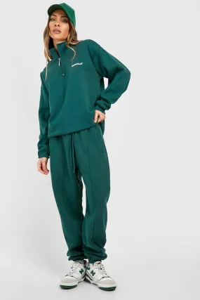 Pintuck Half Zip Sweater Tracksuit