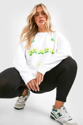 Plus Brazil Oversized Sweater