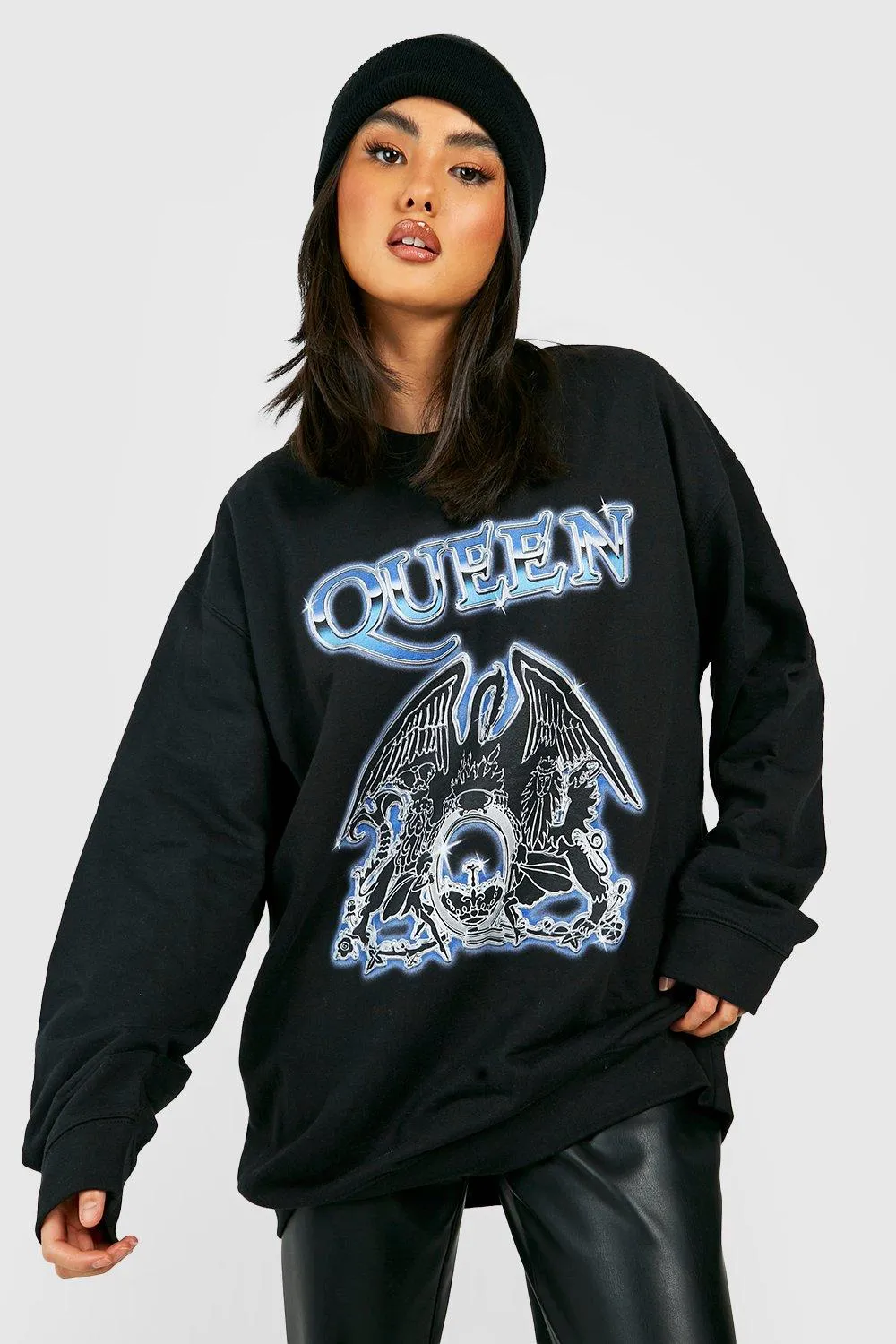 Queen Band License Oversized Sweater