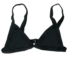 REAL Strapped Bikini Top-Black