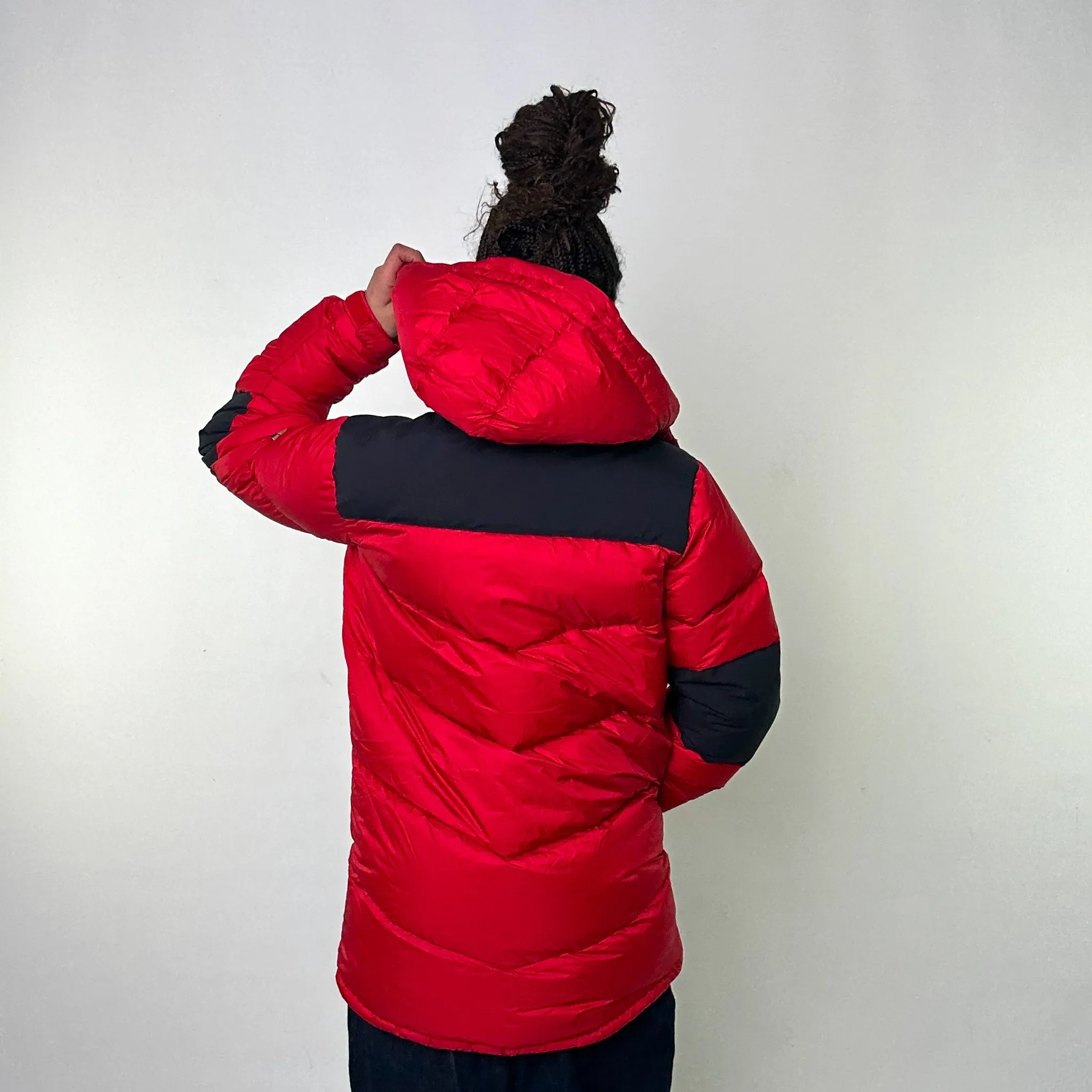 Red 90s Mont Bell EX 800 Puffer Jacket Coat (M)