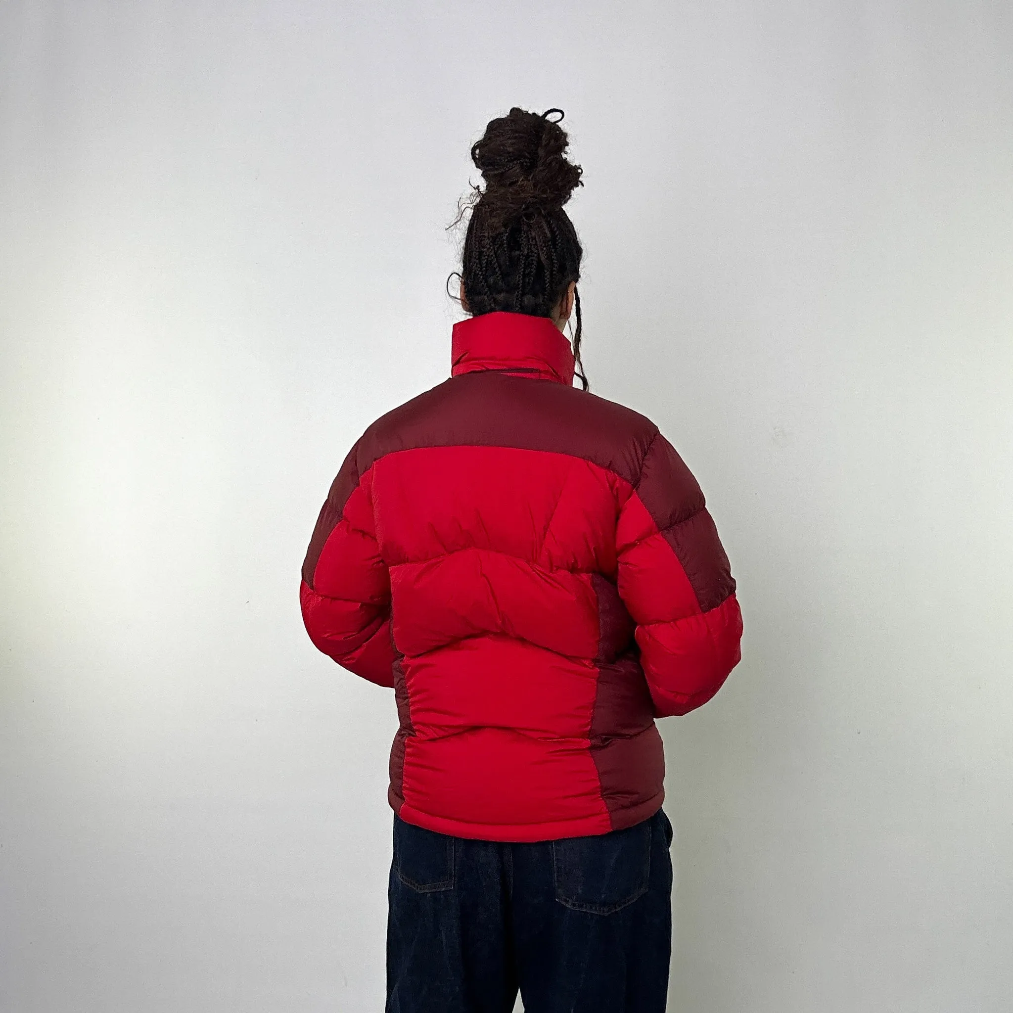 Red 90s Mont Bell Puffer Jacket Coat (M)