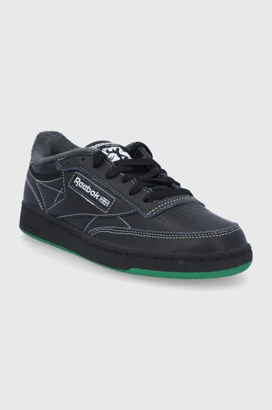 Reebok Classic sneakers CLUB C 85 black color