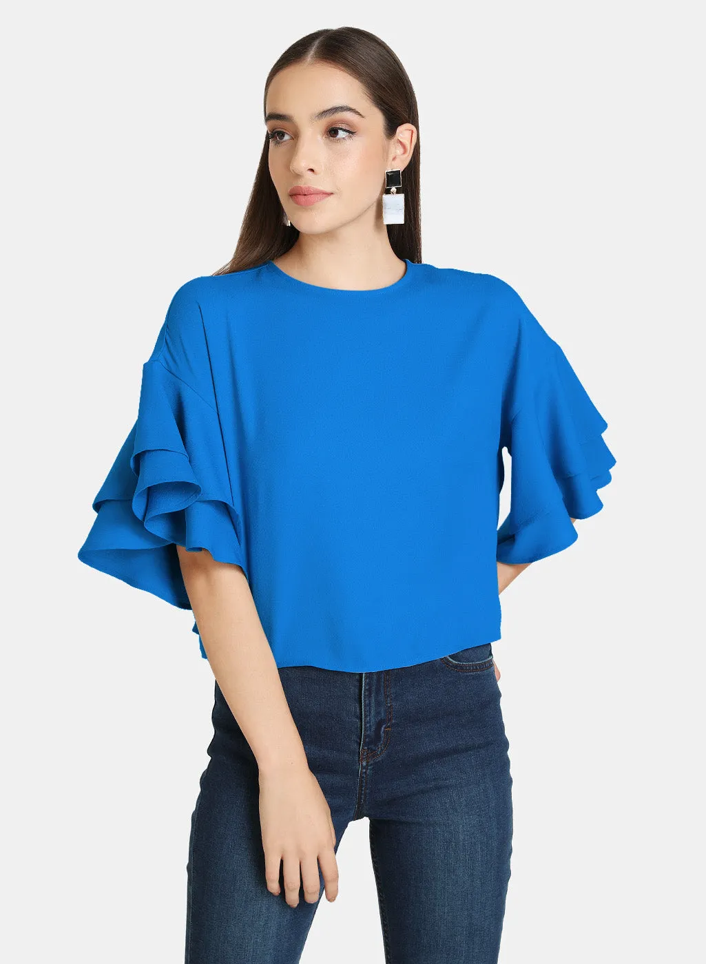 Ruffle Detailed Top