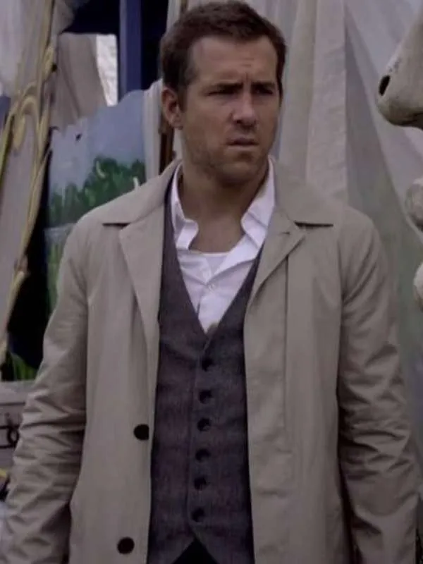 Ryan Reynolds Selfless Movie Trench Coat