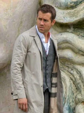 Ryan Reynolds Selfless Movie Trench Coat