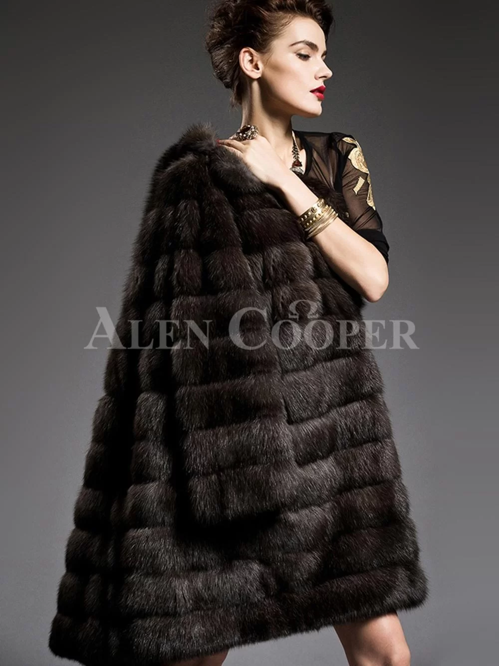 Sable Fur Coat For Stylish Women