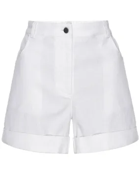 Salt White Pippa Cuffed Short