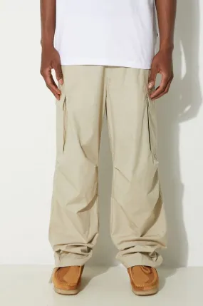 Samsoe Samsoe trousers men's beige color