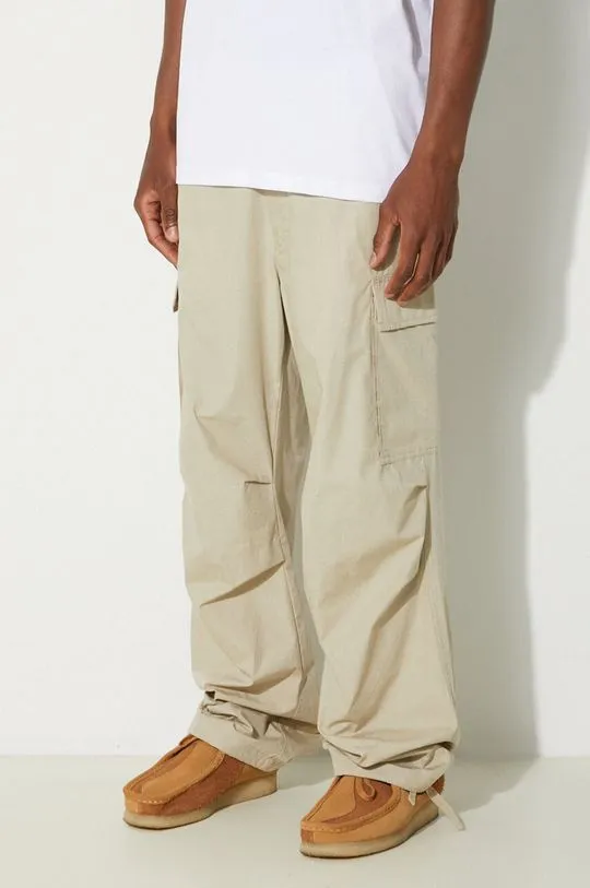 Samsoe Samsoe trousers men's beige color