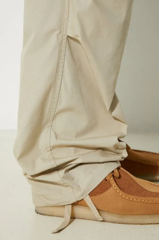 Samsoe Samsoe trousers men's beige color