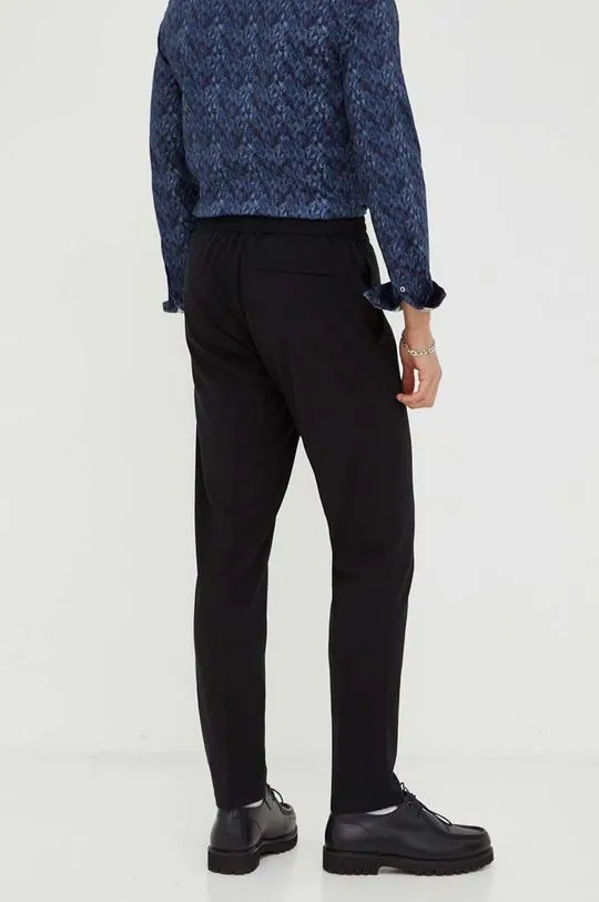 Samsoe Samsoe trousers men's black color