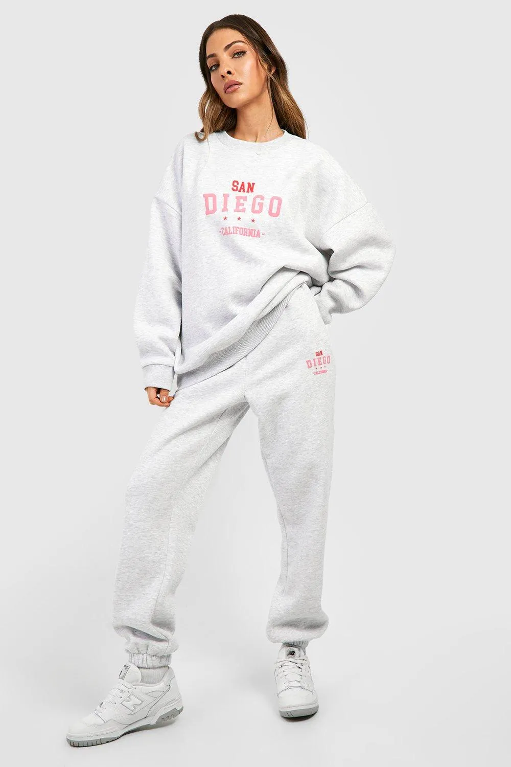 San Diego Slogan Sweater Tracksuit