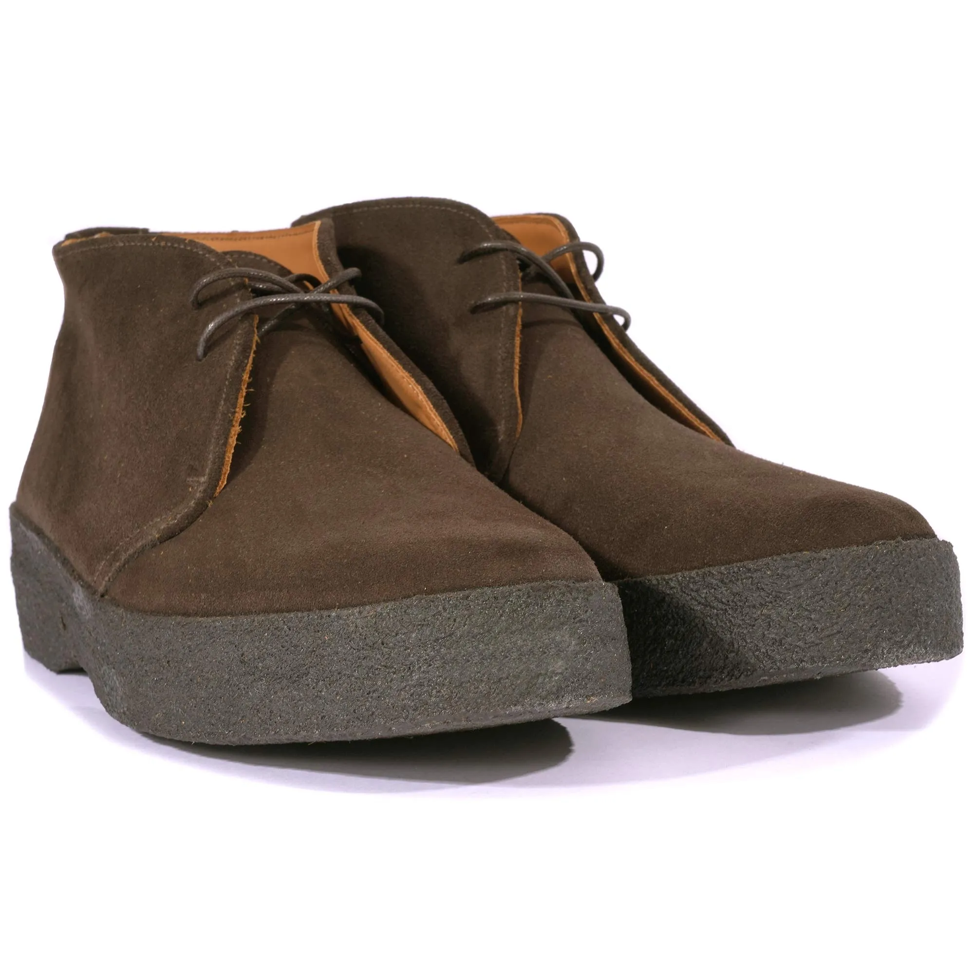 Sanders & Sanders Ltd. Suede Chukka Hi Top Boot - Chocolate