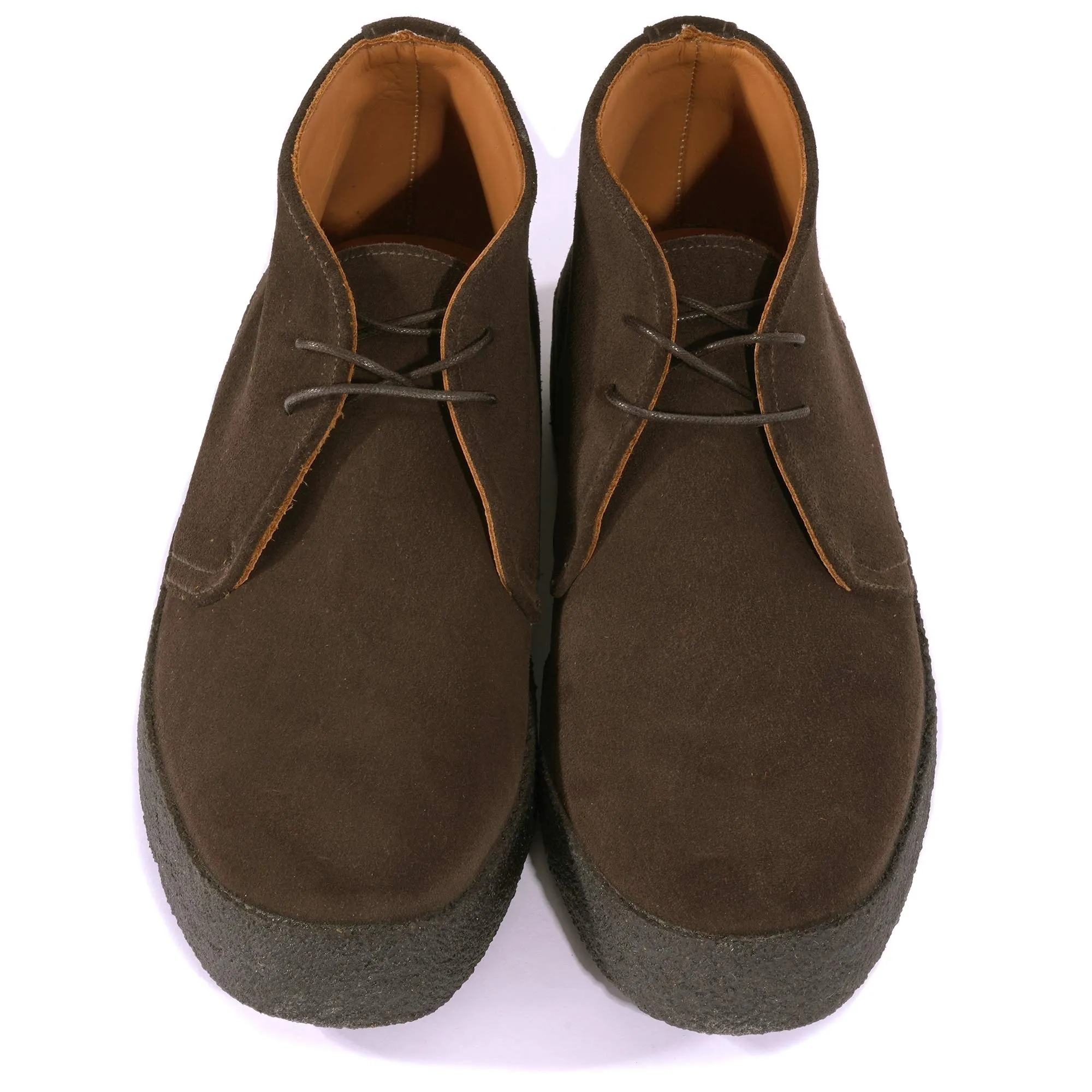 Sanders & Sanders Ltd. Suede Chukka Hi Top Boot - Chocolate