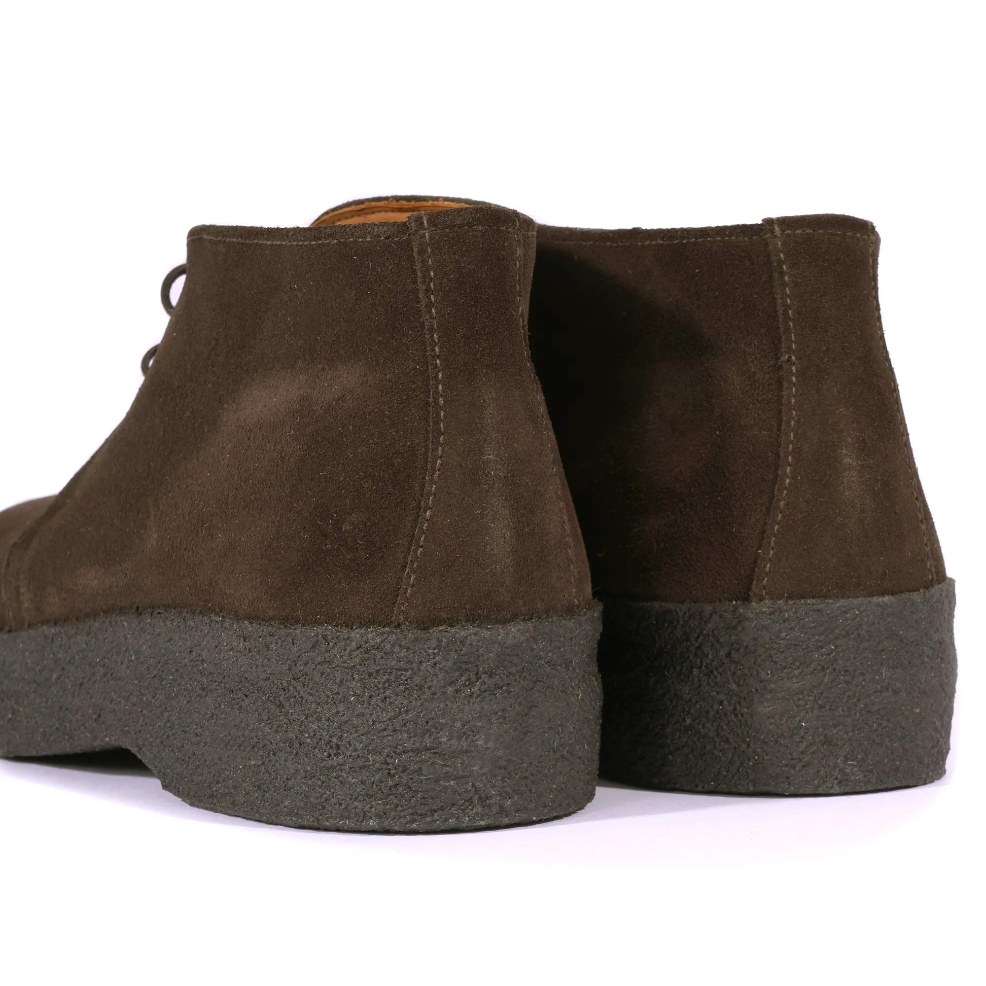 Sanders & Sanders Ltd. Suede Chukka Hi Top Boot - Chocolate