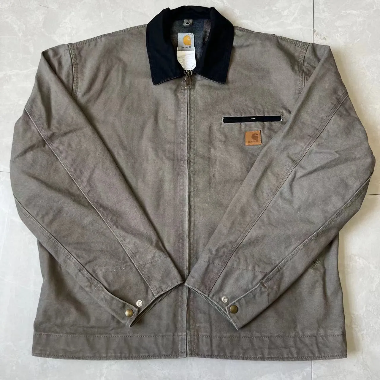 Self-made Carhartt J97 Detroit Jacket Vintage Canvas J22 Cleanfit Cotton Coat