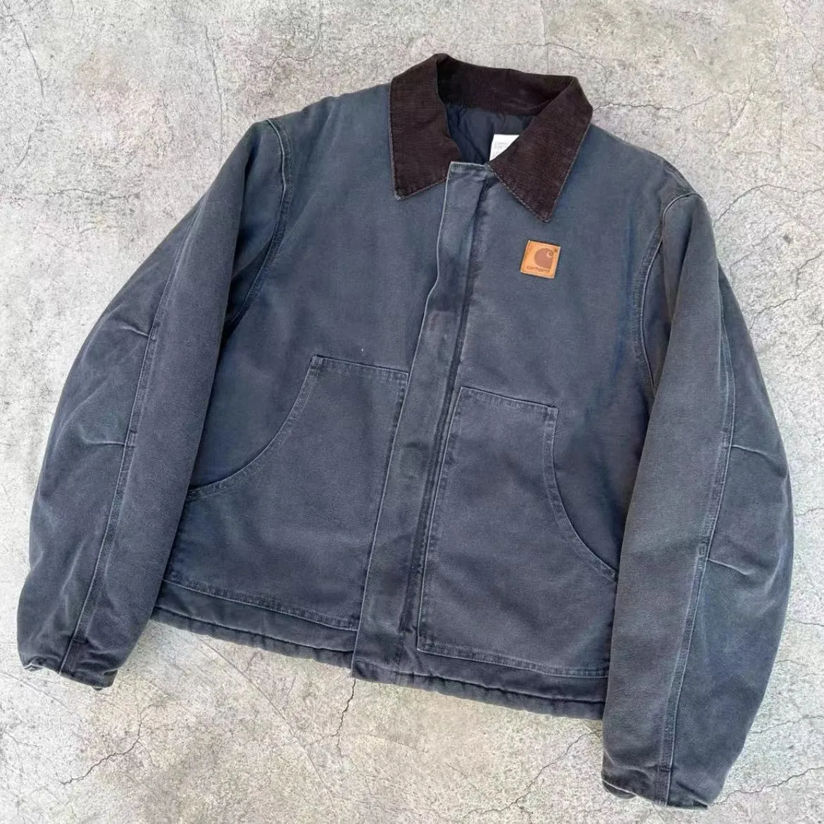 Self-made Carhartt J97 Detroit Jacket Vintage Canvas J22 Cleanfit Cotton Coat