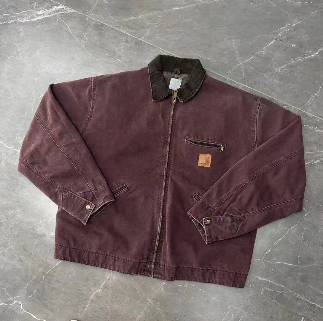 Self-made Carhartt J97 Detroit Jacket Vintage Canvas J22 Cleanfit Cotton Coat