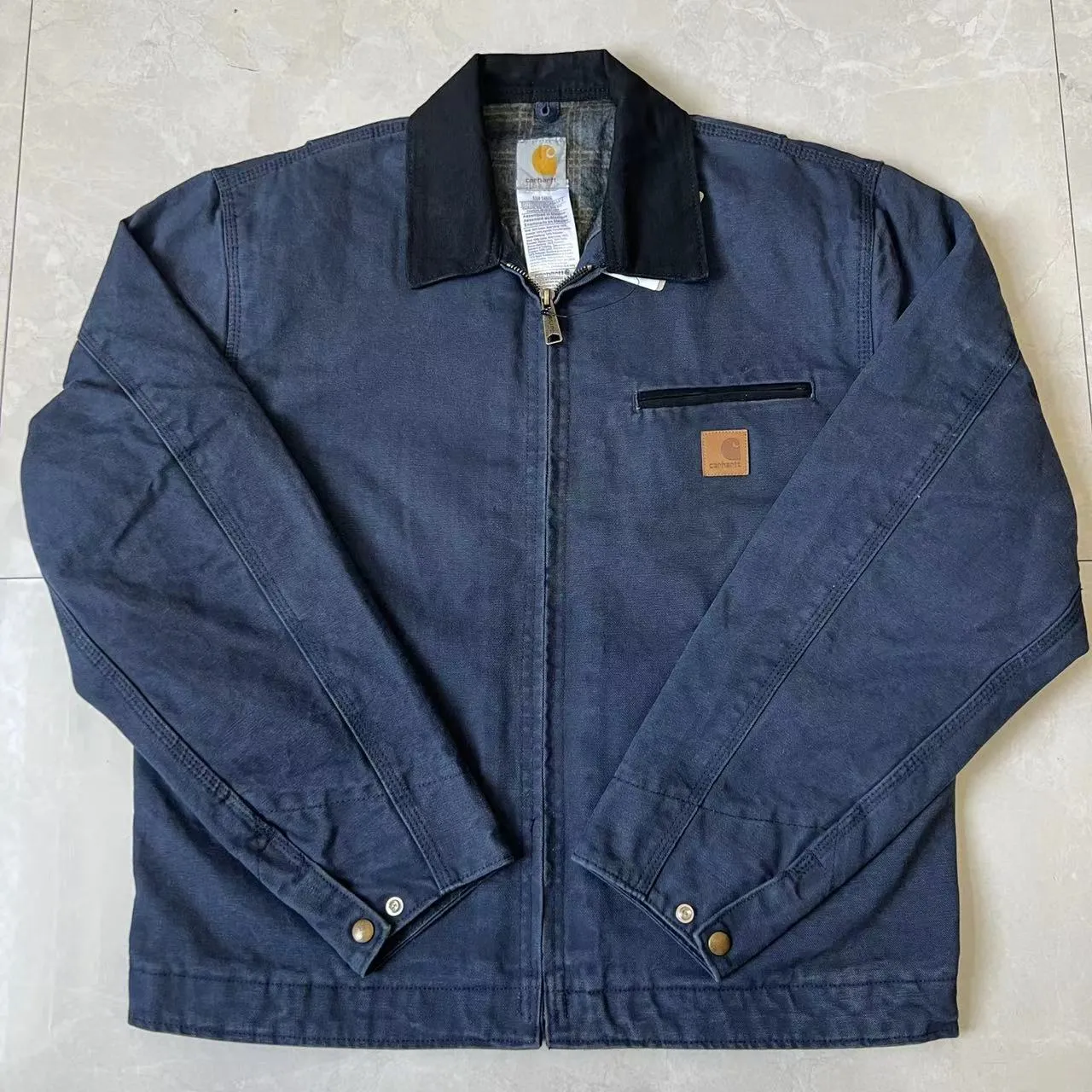 Self-made Carhartt J97 Detroit Jacket Vintage Canvas J22 Cleanfit Cotton Coat