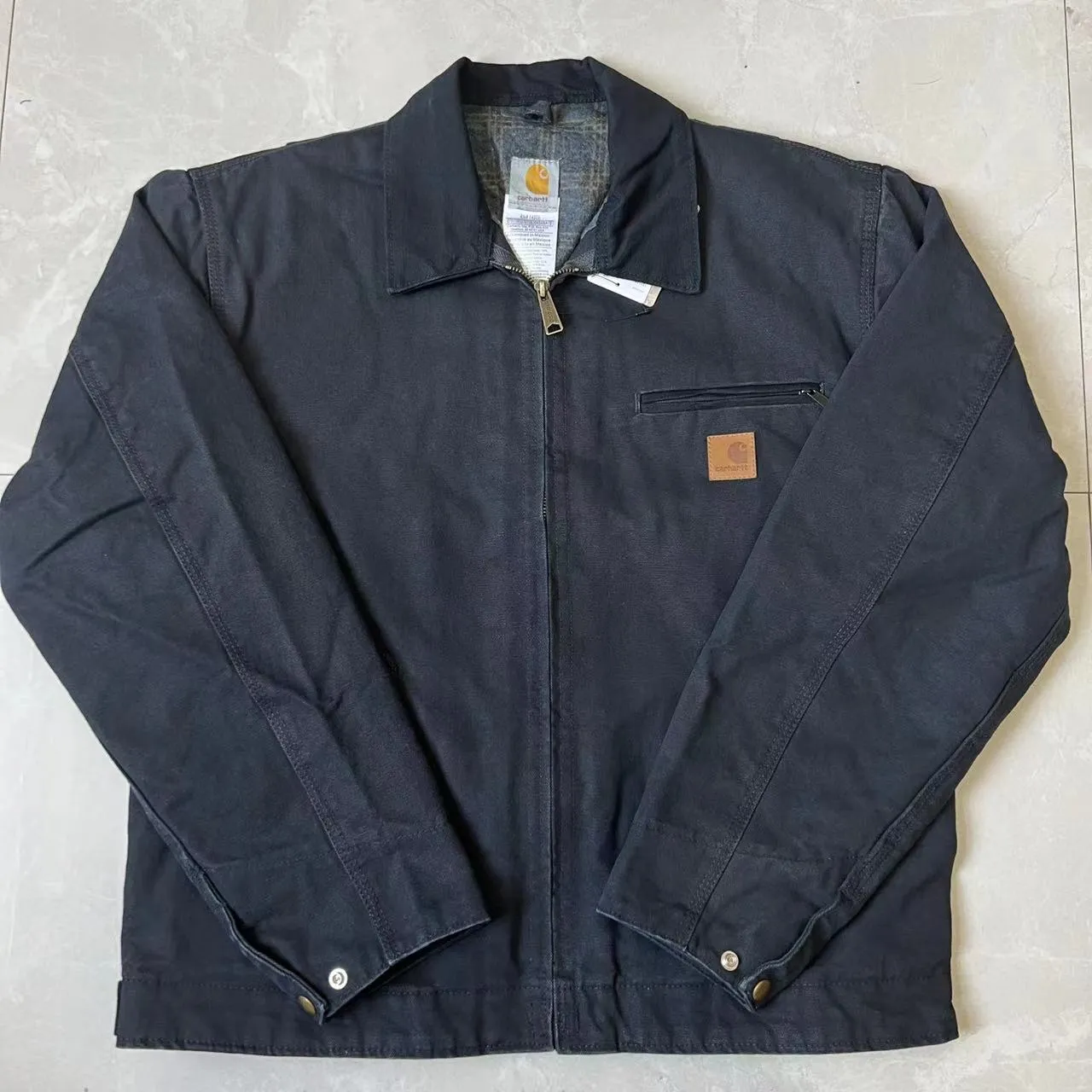 Self-made Carhartt J97 Detroit Jacket Vintage Canvas J22 Cleanfit Cotton Coat