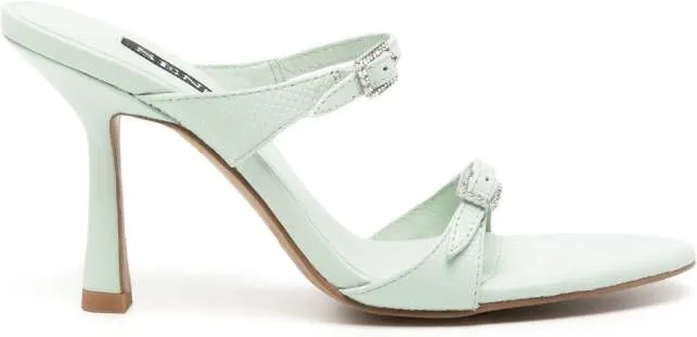 Senso Kira 90mm open-toe sandals Green