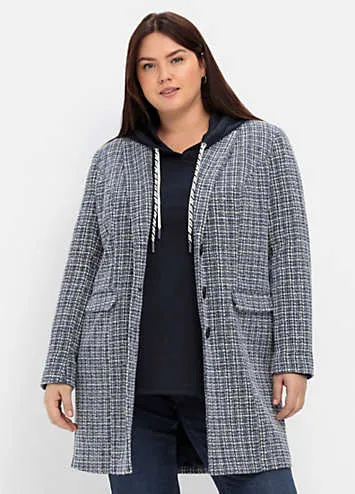 Sheego Tailored Check Blazer Coat | Grattan