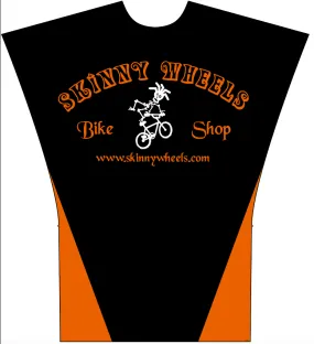 Skinny Wheels Bike Shop 2022 CHANGING PONCHO 3.0 Black Orange