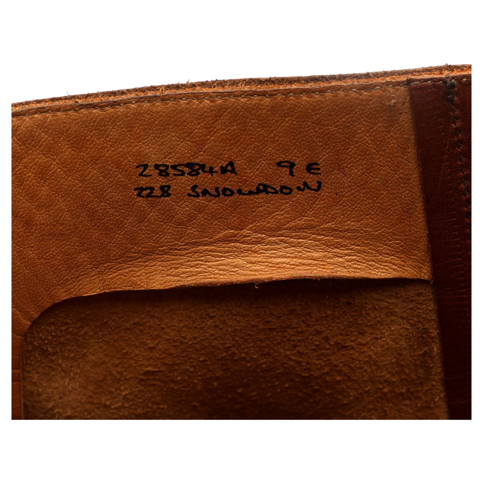 'Snowdon' Tan Brown Leather Veldtschoen Boots UK 9 E