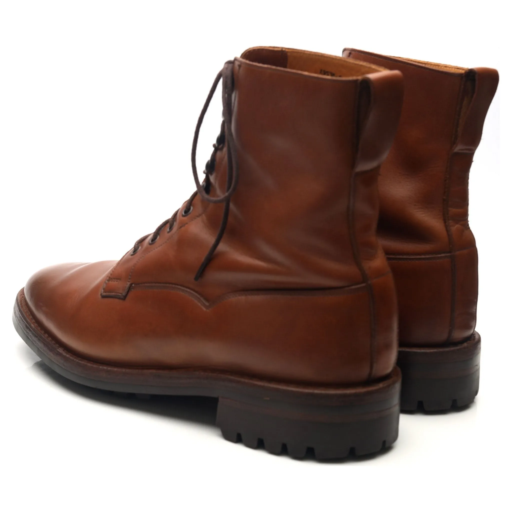 'Snowdon' Tan Brown Leather Veldtschoen Boots UK 9 E