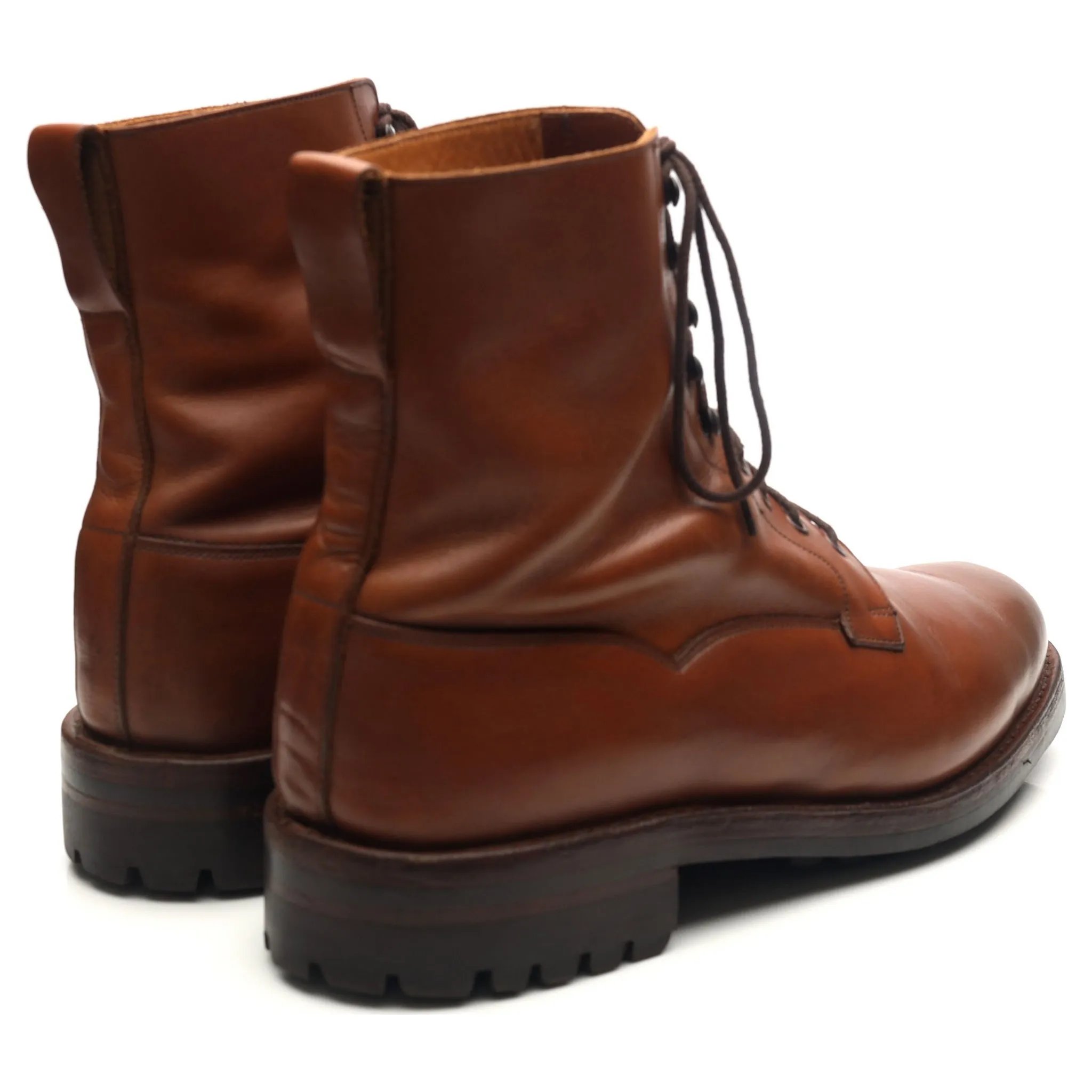 'Snowdon' Tan Brown Leather Veldtschoen Boots UK 9 E