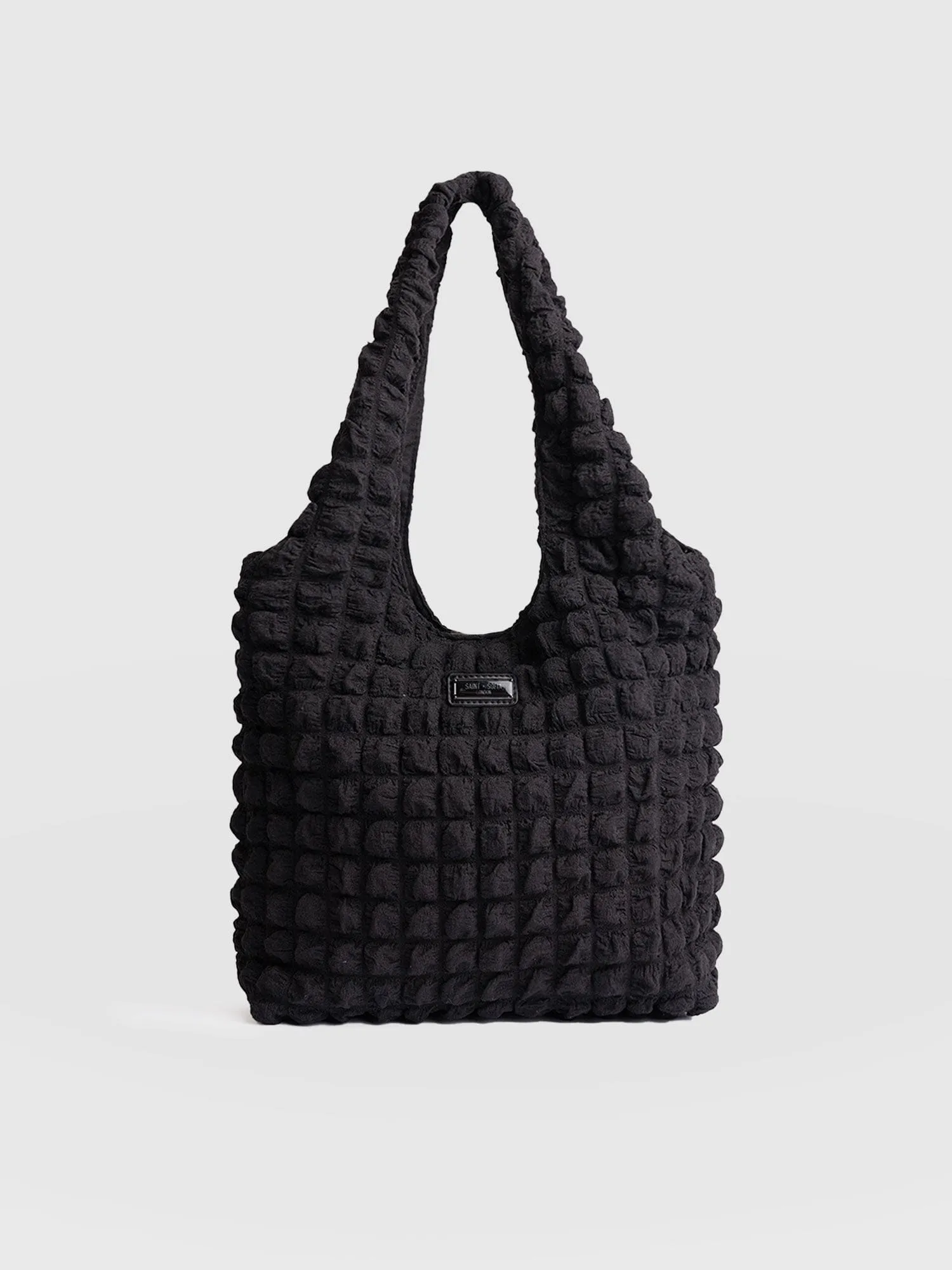 Soho Shoulder Tote Bag - Black