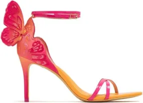 Sophia Webster Chiara leather heeled sandals Pink