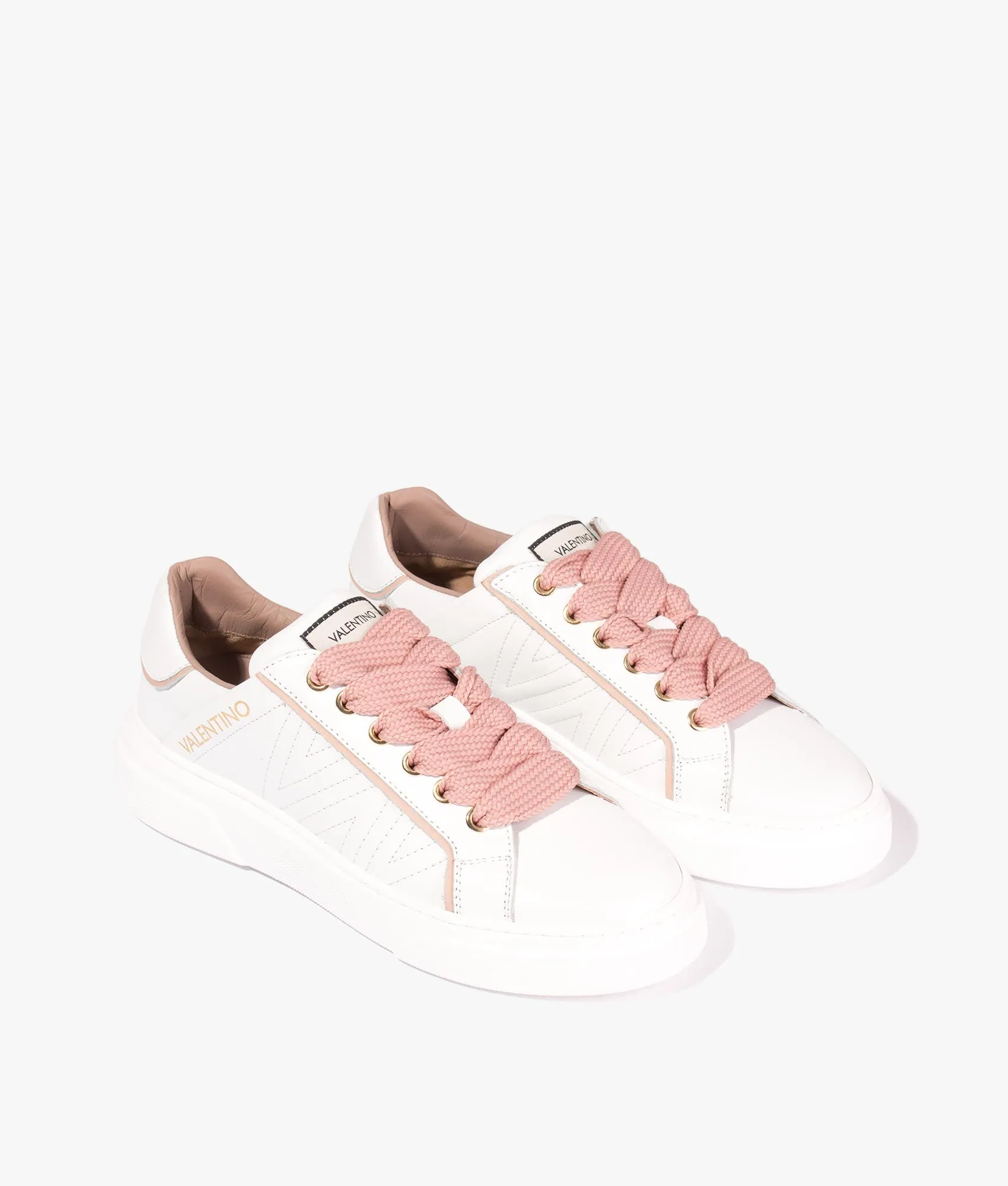 Stan sneakers in white and pink