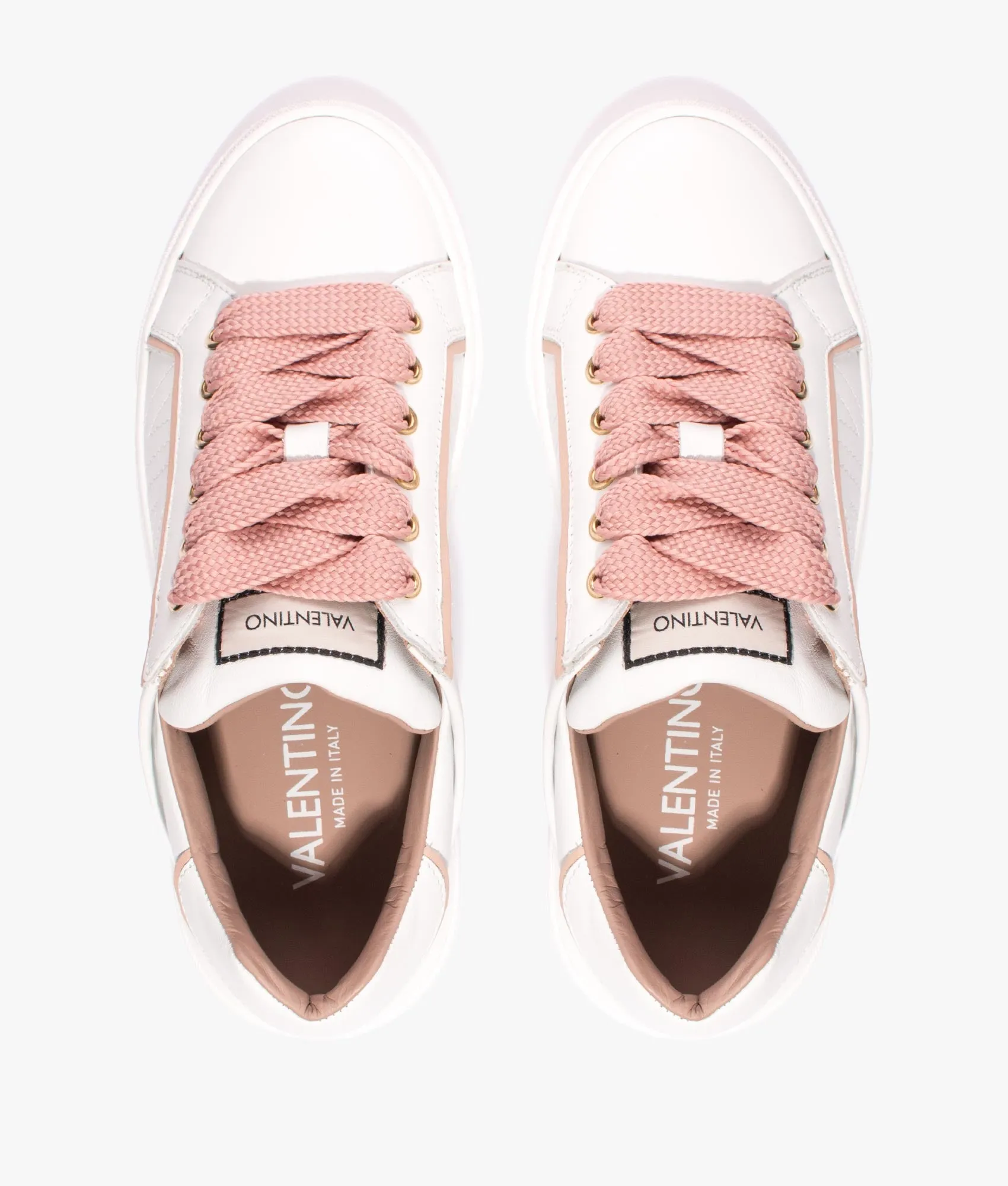 Stan sneakers in white and pink