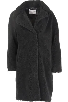 STAND STUDIO FAUX SHEARLING COAT FR 36 UK 8