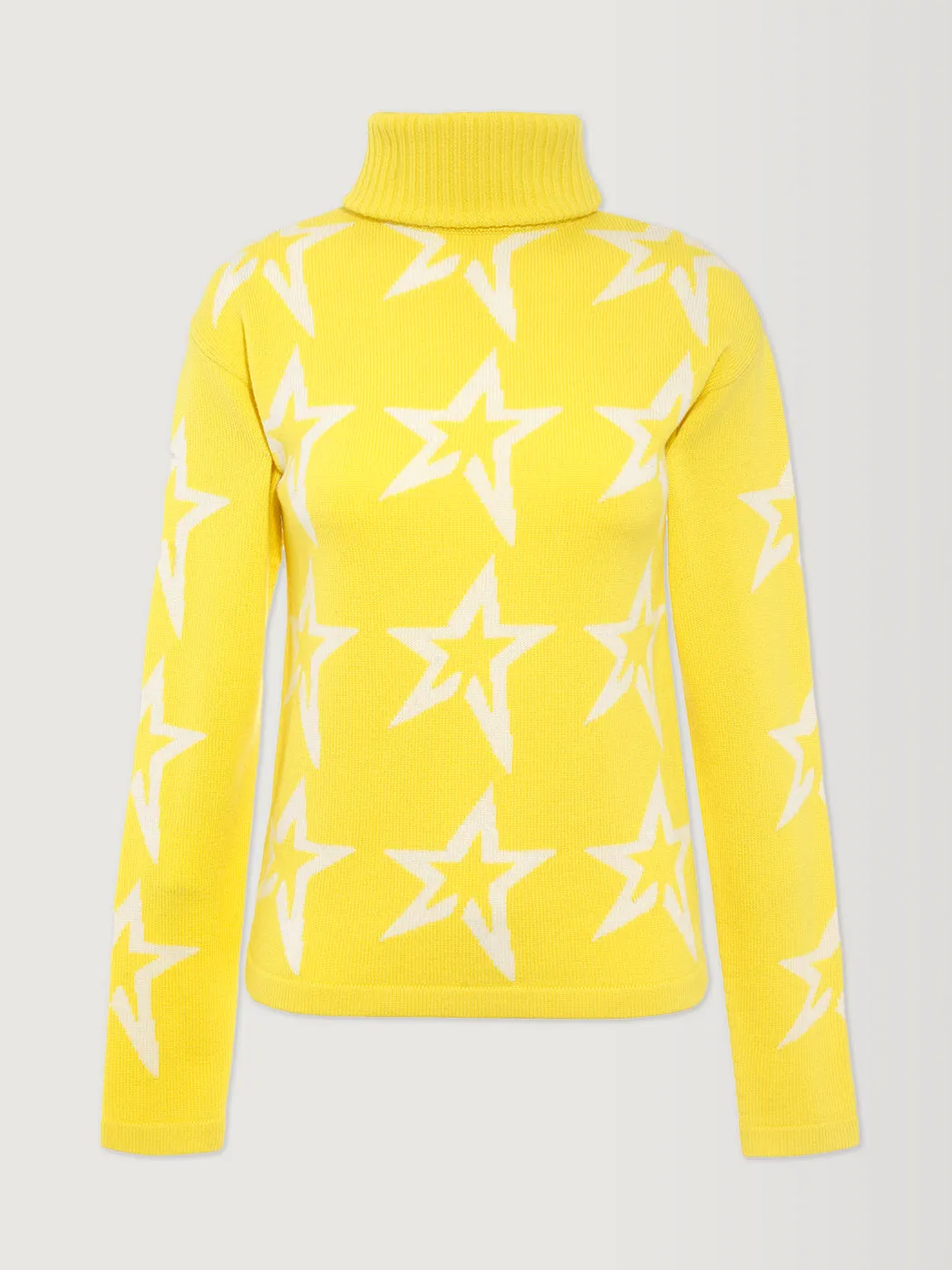 Star Dust Sweater - Butter Yellow/Snow White Star