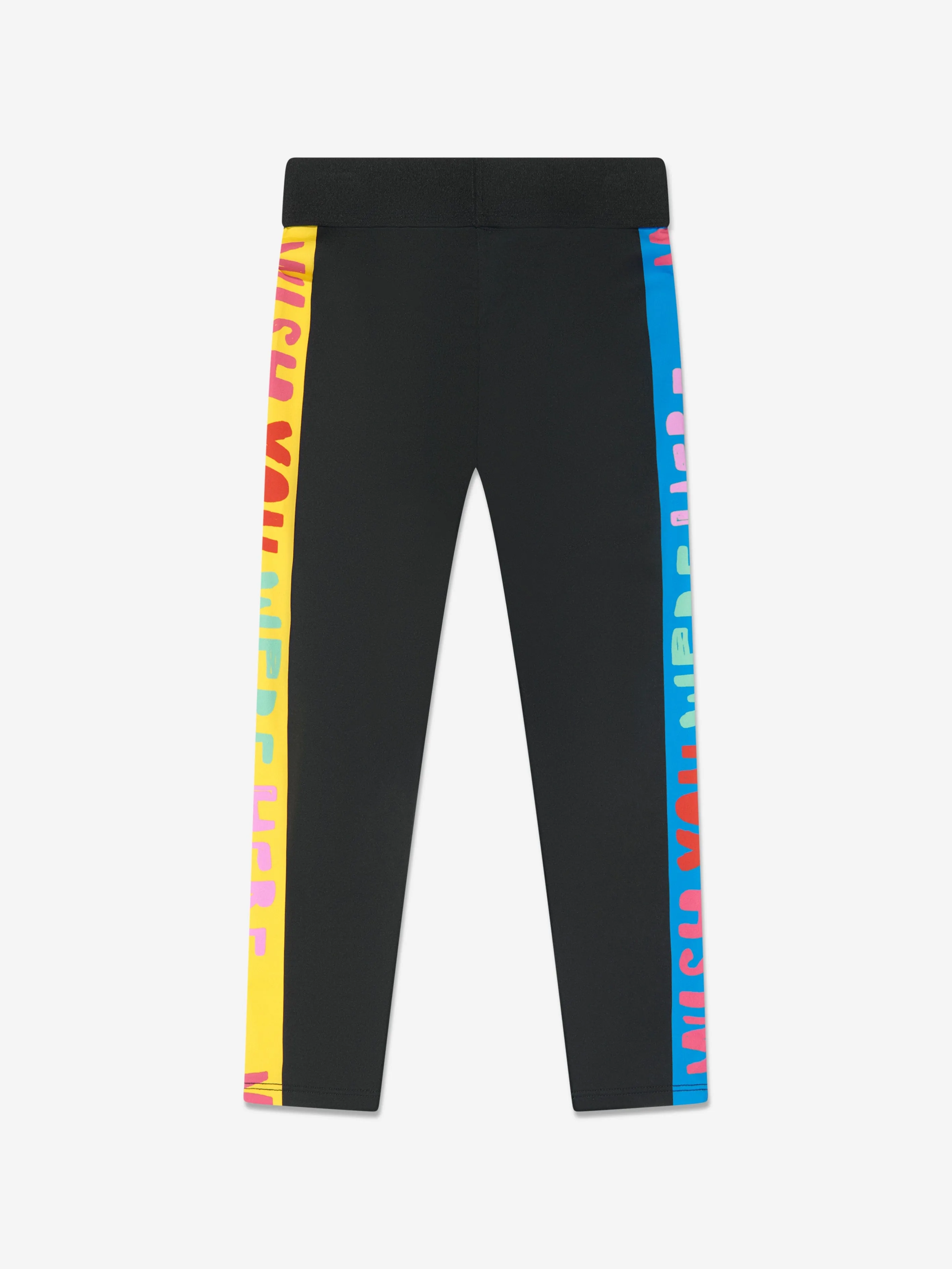 Stella McCartney Girls Logo Leggings in Black