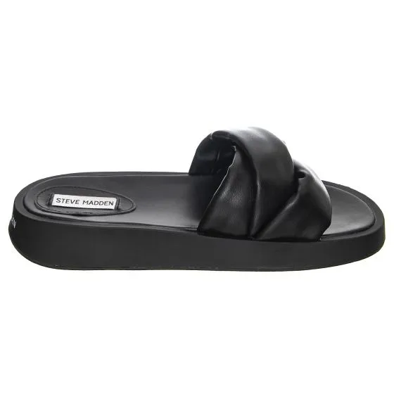 Steve Madden W' Hollace Black Sandals