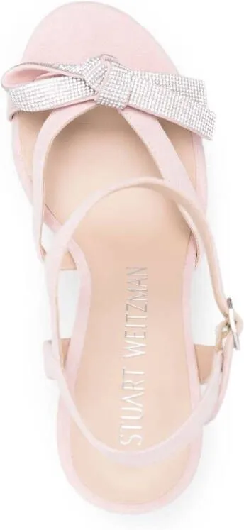 Stuart Weitzman SW Mega Bow 160mm sandals Pink