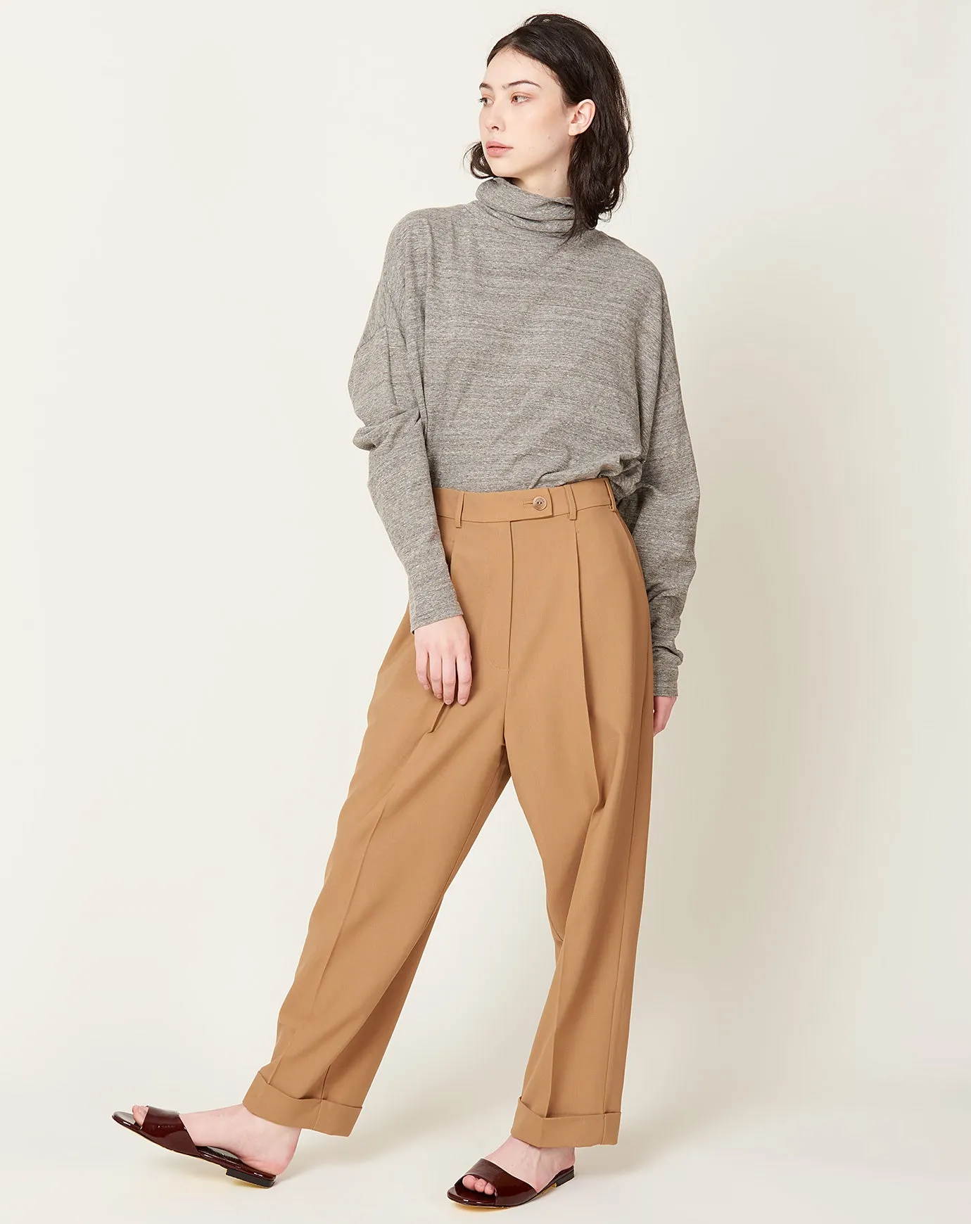 Tailoring Masculine Pants in Camel