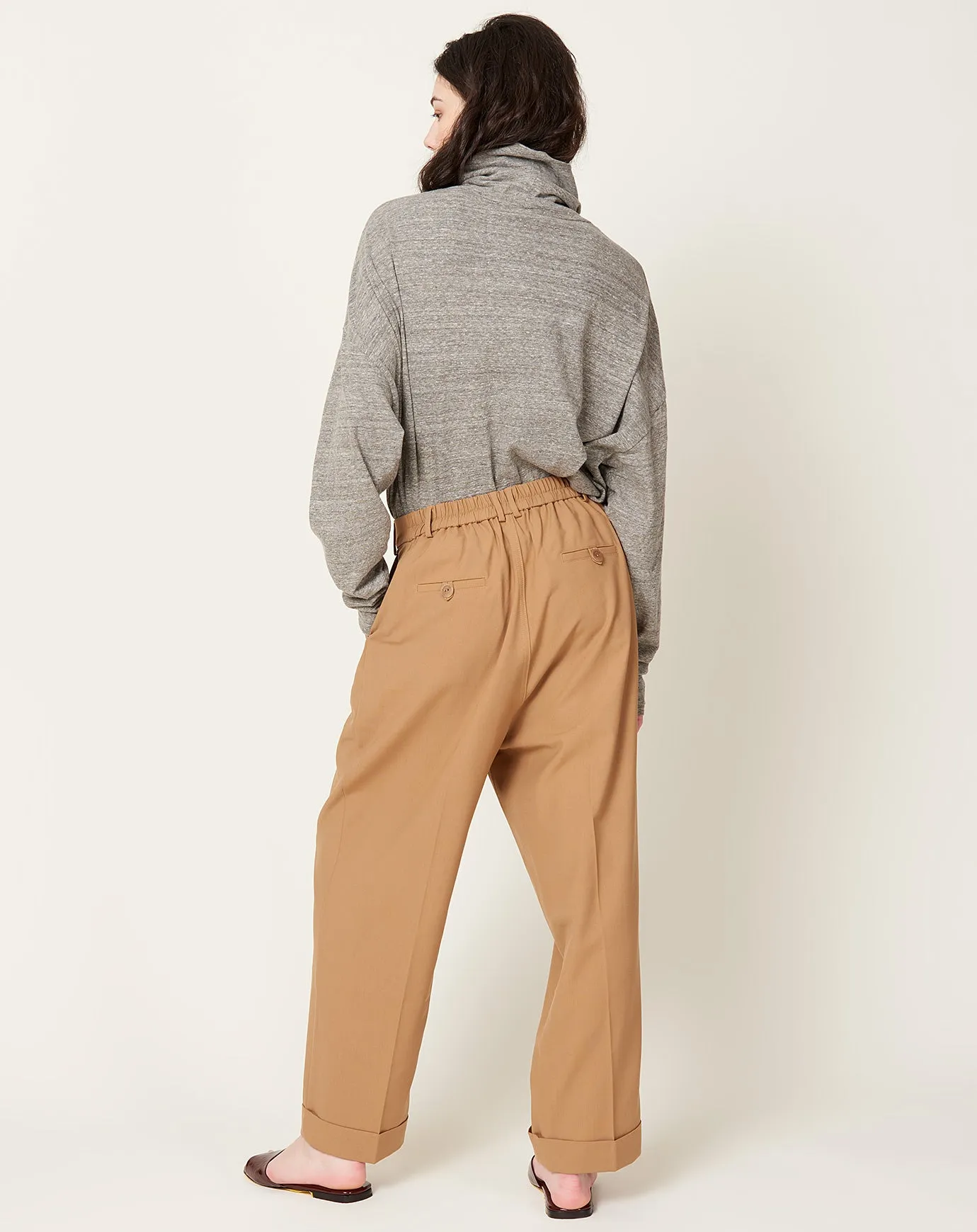 Tailoring Masculine Pants in Camel