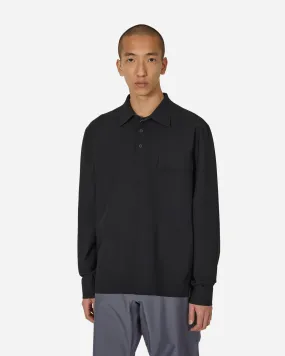 Taped Bonded Polo Shirt Black