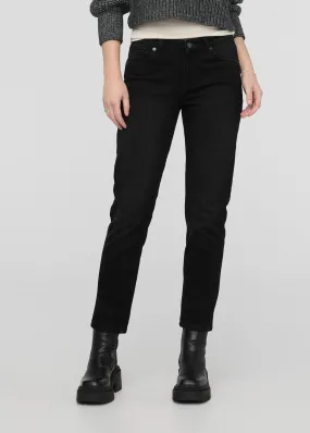 Tech Fleece Denim Girlfriend Jean - Washed Black / Grey