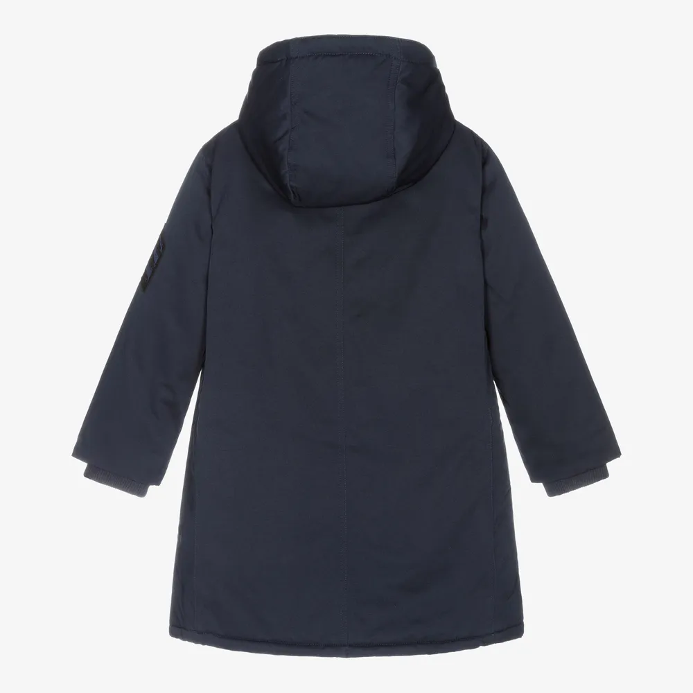 Teen Navy Blue Padded Coat 