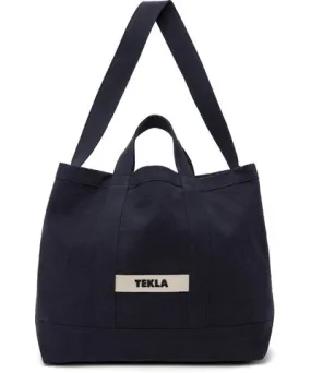 Tekla Navy Beach Tote