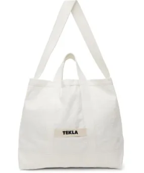 Tekla Off-White Beach Tote